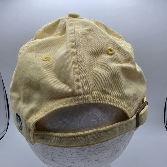 Life Is Good Yellow Baseball Cap Hat Adirondack Chair Design Adjustable Beach - Picture 3 of 9